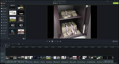 video editor timeline screenshot